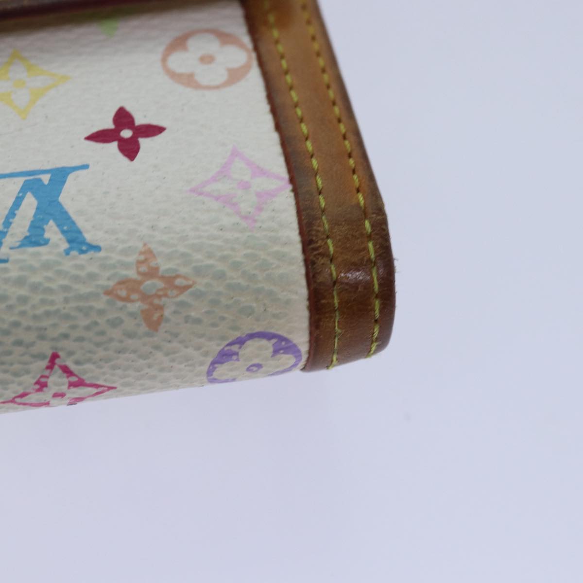 LOUIS VUITTON Multicolor Porte Monnaie Billets Cartes Credit M92983 yk13657