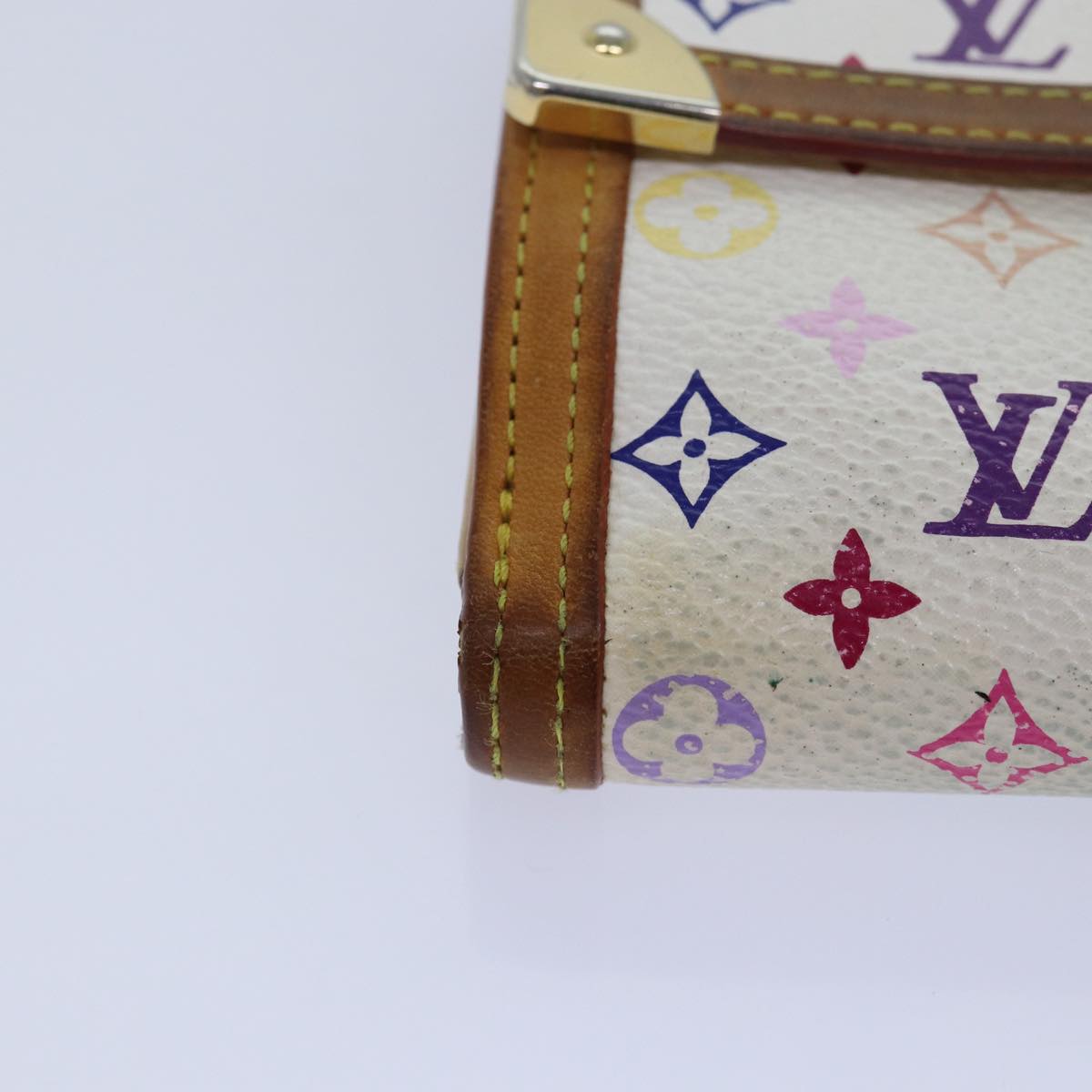 LOUIS VUITTON Multicolor Porte Monnaie Billets Cartes Credit M92983 yk13657