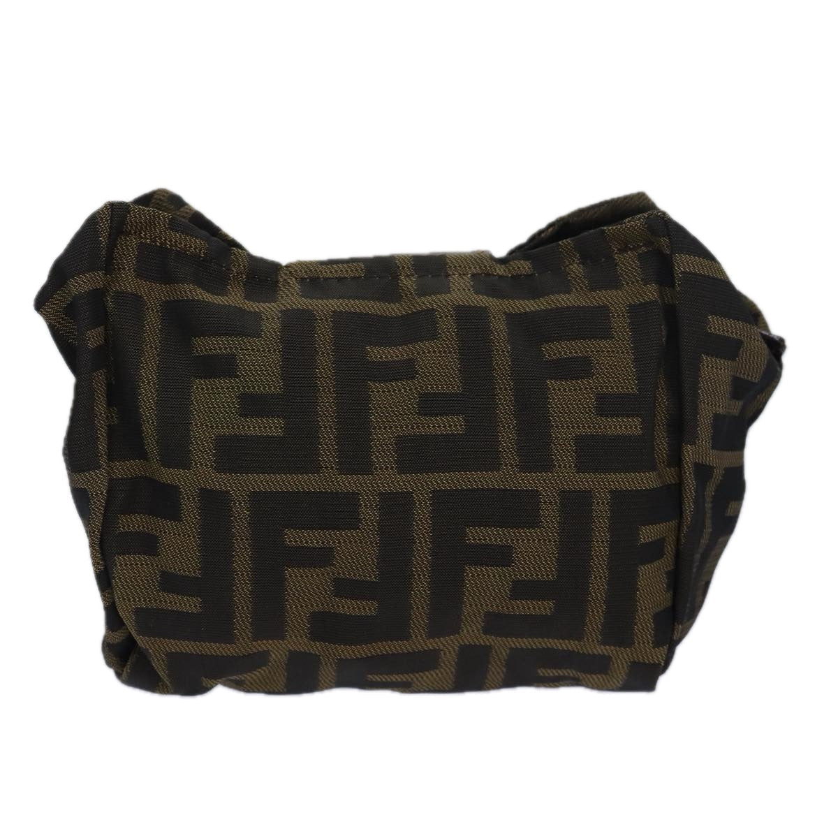 Luxury Fendi Zucca Canvas Pouch Black Brownyk13677