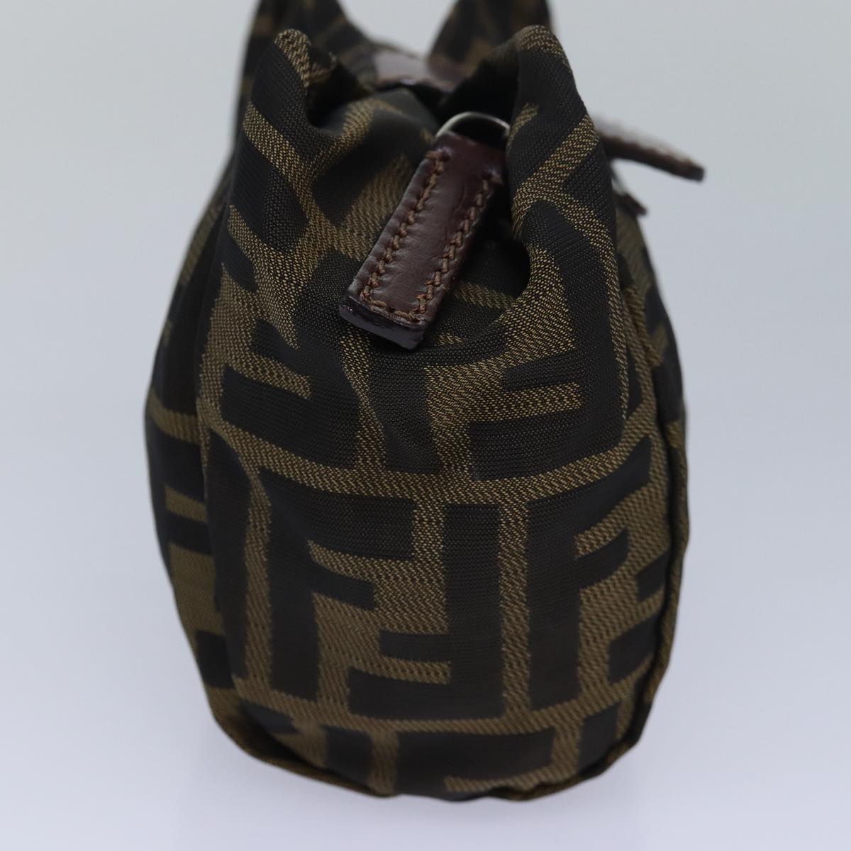 Luxury Fendi Zucca Canvas Pouch Black Brownyk13677