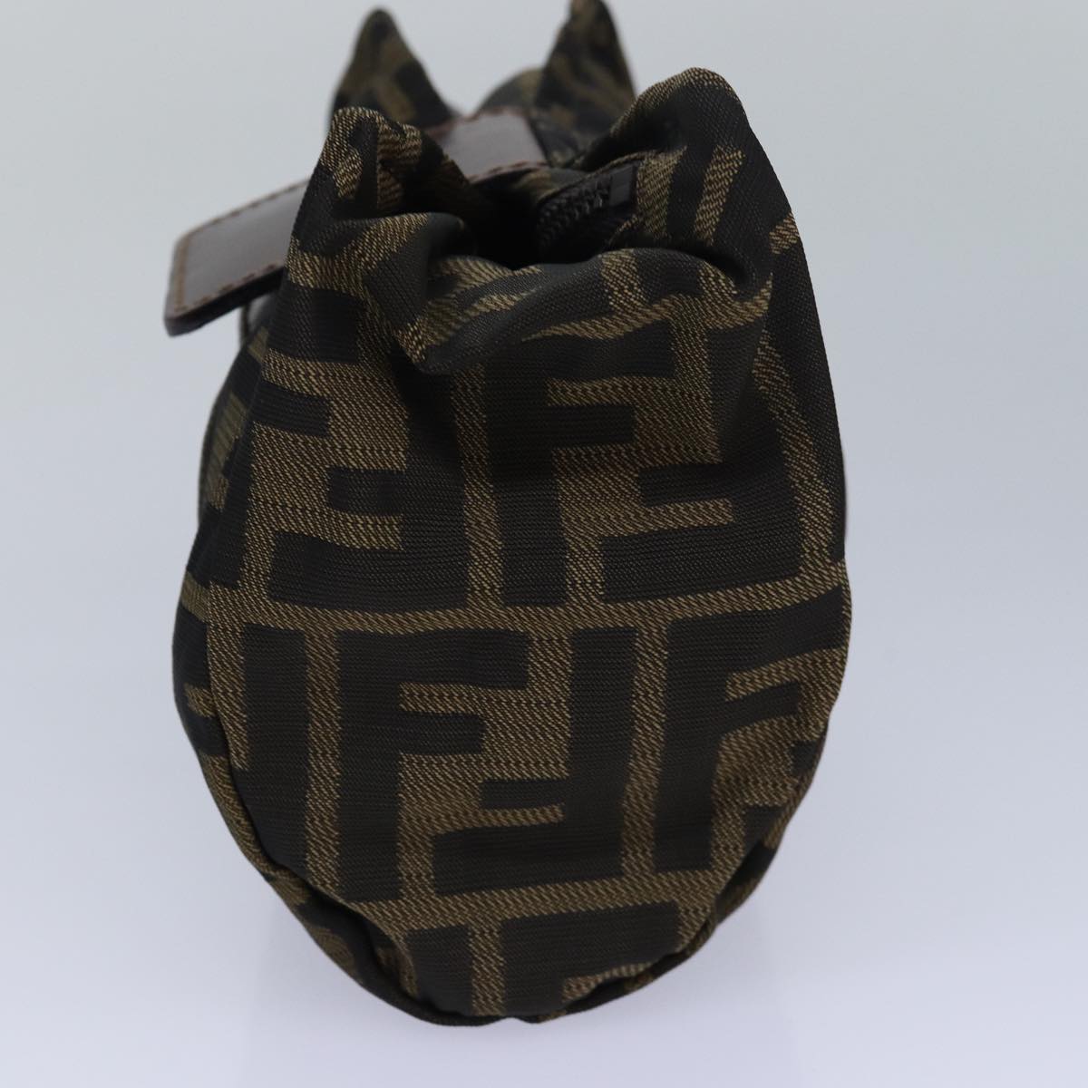 Luxury Fendi Zucca Canvas Pouch Black Brownyk13677
