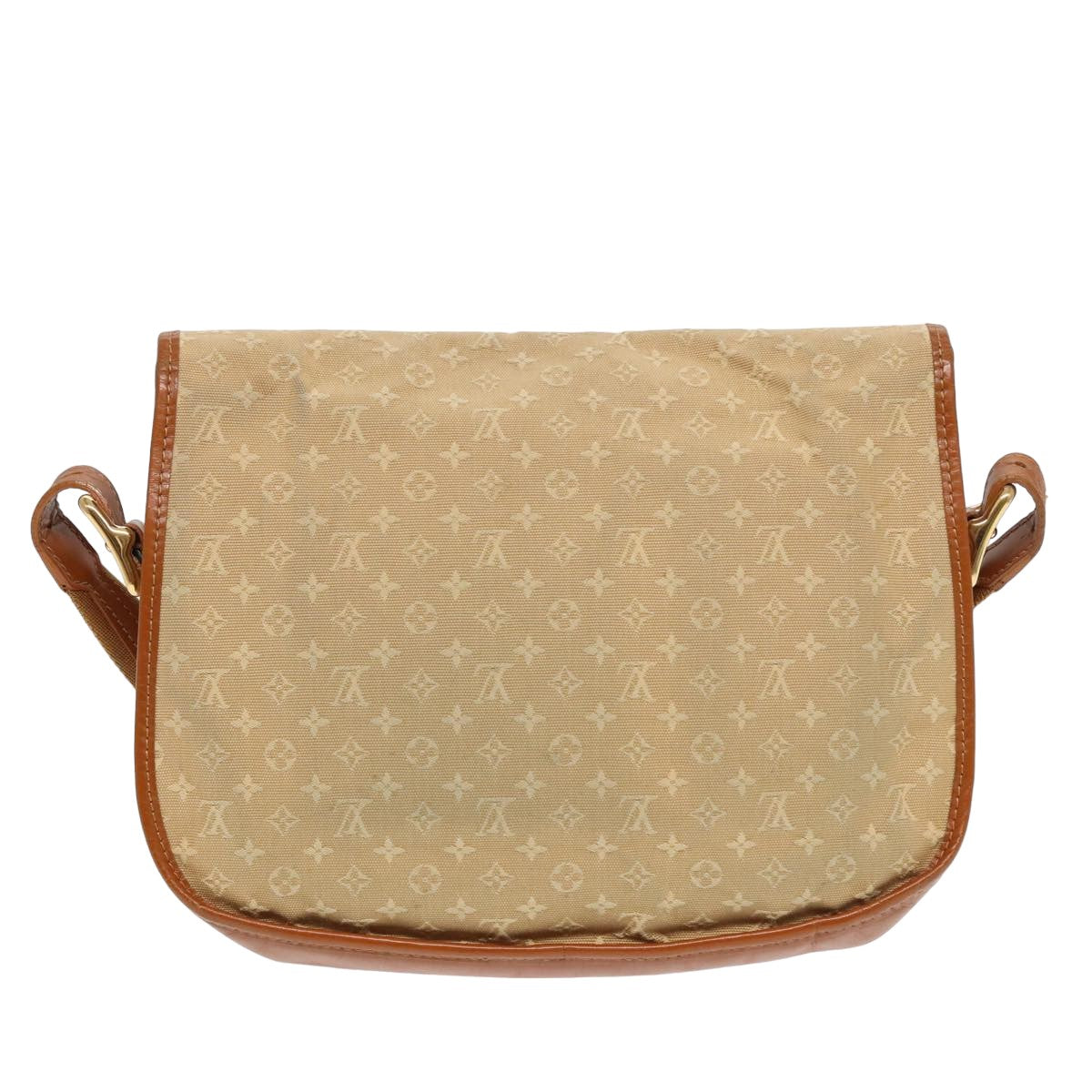 LOUIS VUITTON Monogram Mini Belanger Shoulder Bag Beige M92674 LV yk13687