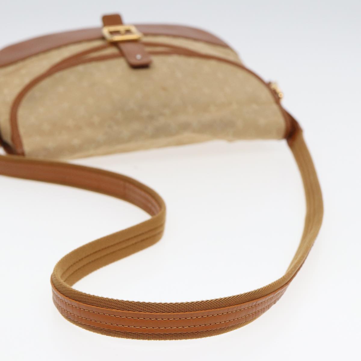 LOUIS VUITTON Monogram Mini Belanger Shoulder Bag Beige M92674 LV yk13687