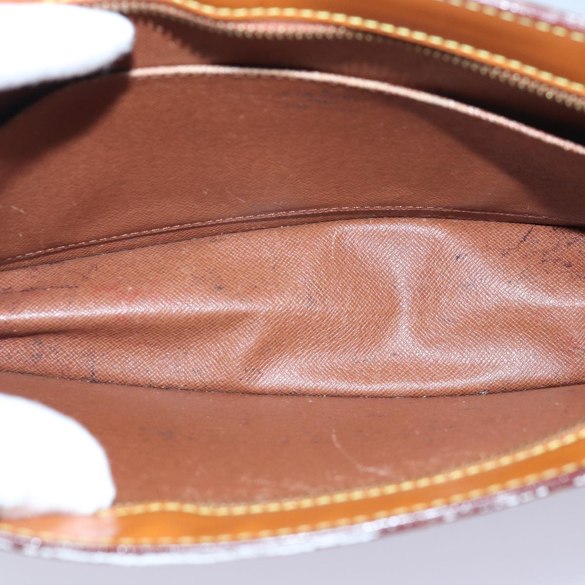 LOUIS VUITTON Epi Clutch Bag 2Set Brown Gray LV yk13696