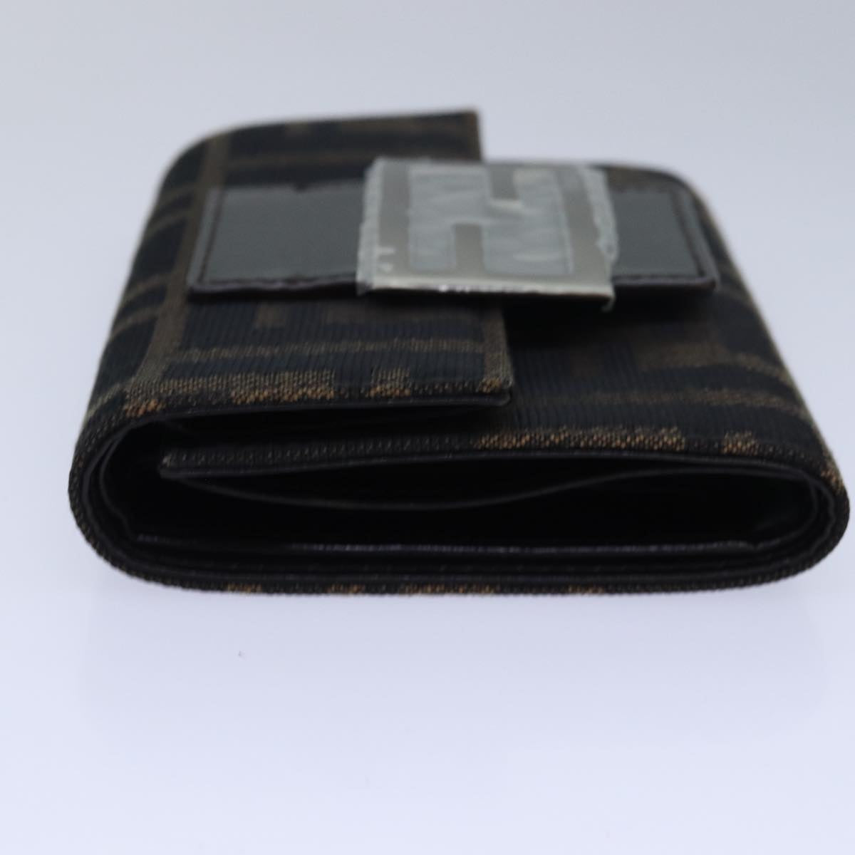 Luxury Fendi Zucca Canvas Wallet Black Brownyk13705A