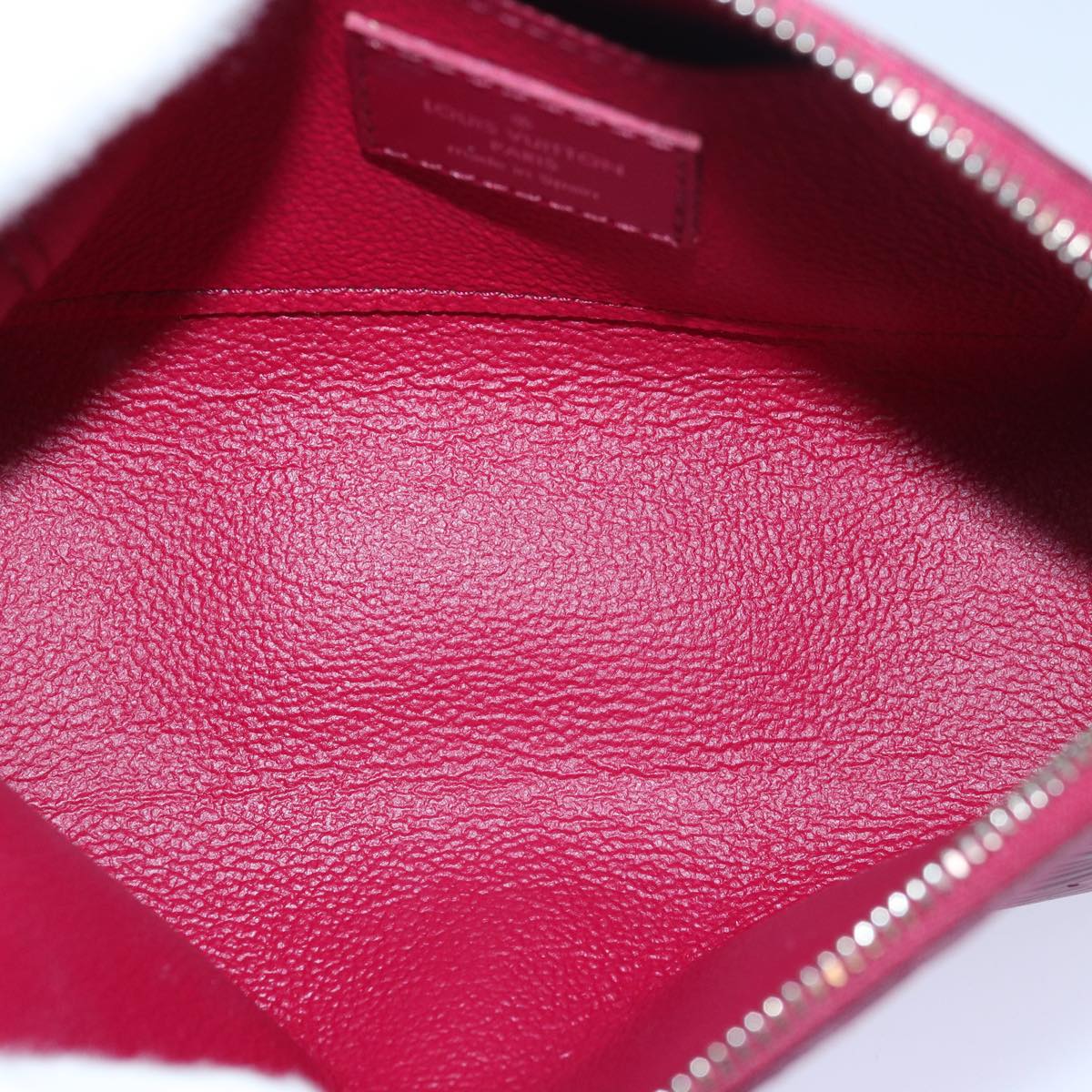 LOUIS VUITTON Epi Pochette Cosmetic PM Pouch Fuchsia M40641 LV yk13711