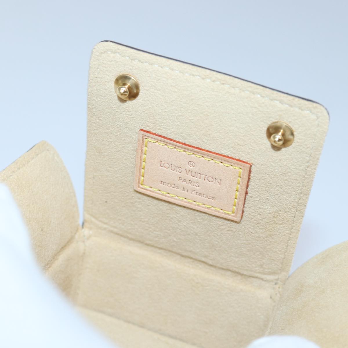 LOUIS VUITTON Monogram Jewelry Case LV yk13734