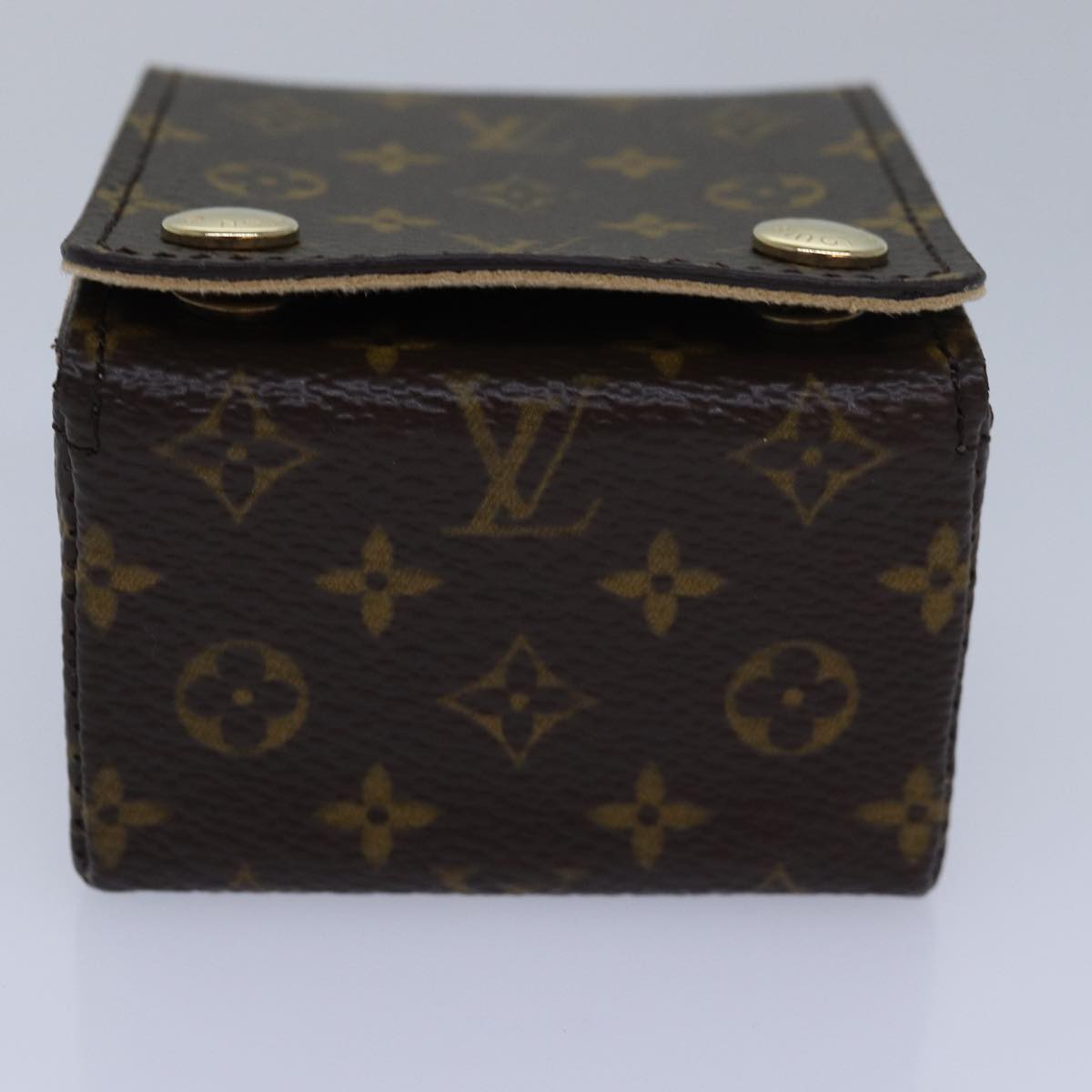 LOUIS VUITTON Monogram Jewelry Case LV yk13734