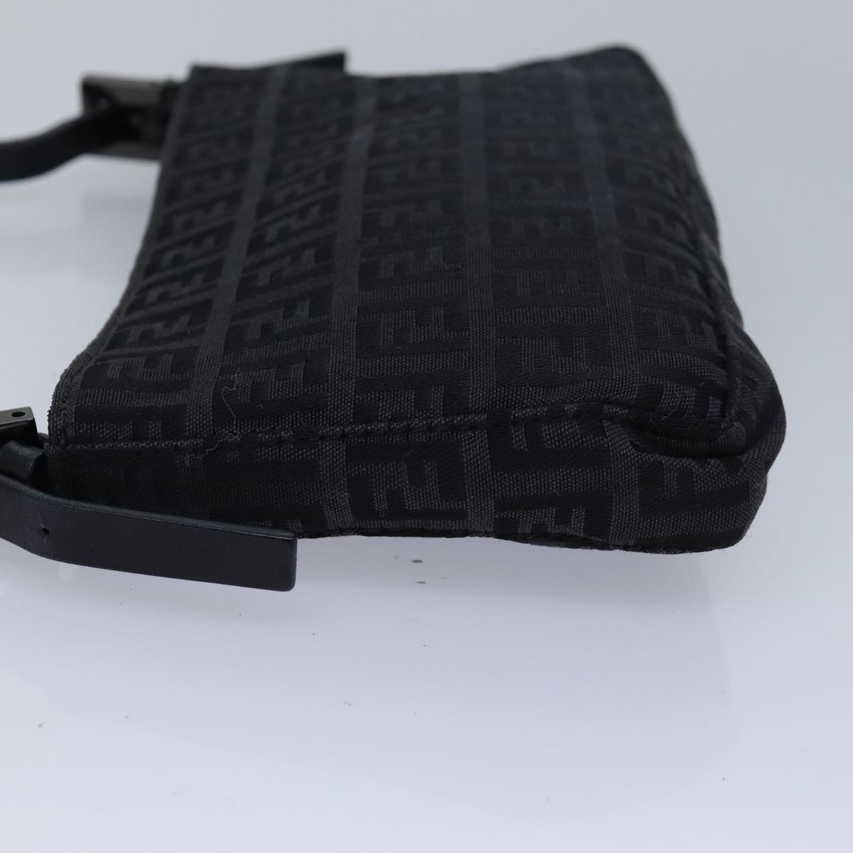 Luxury Fendi Zucchino Canvas Hand Bag Blackyk13746
