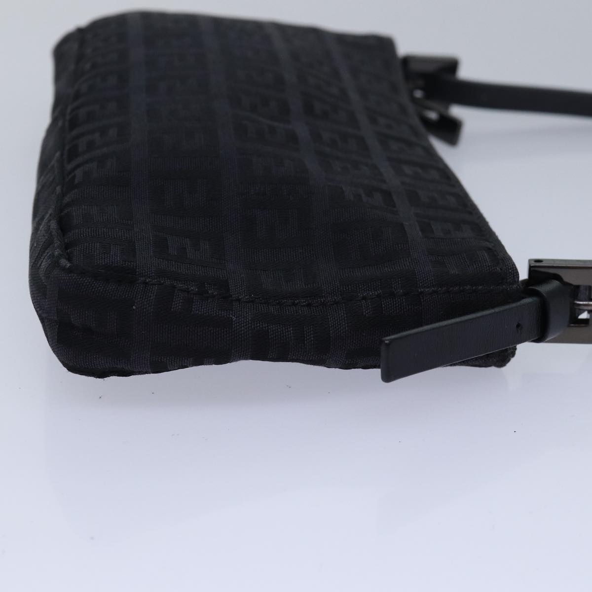 Luxury Fendi Zucchino Canvas Hand Bag Blackyk13746
