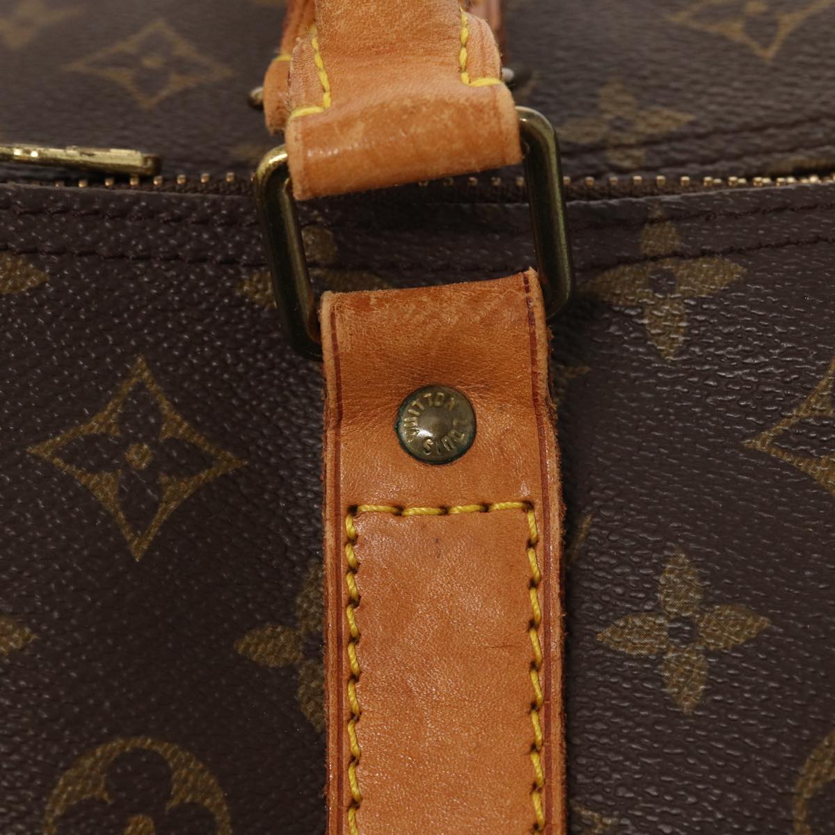 LOUIS VUITTON Monogram Keepall 60 Boston Bag M41422 LV yk13750