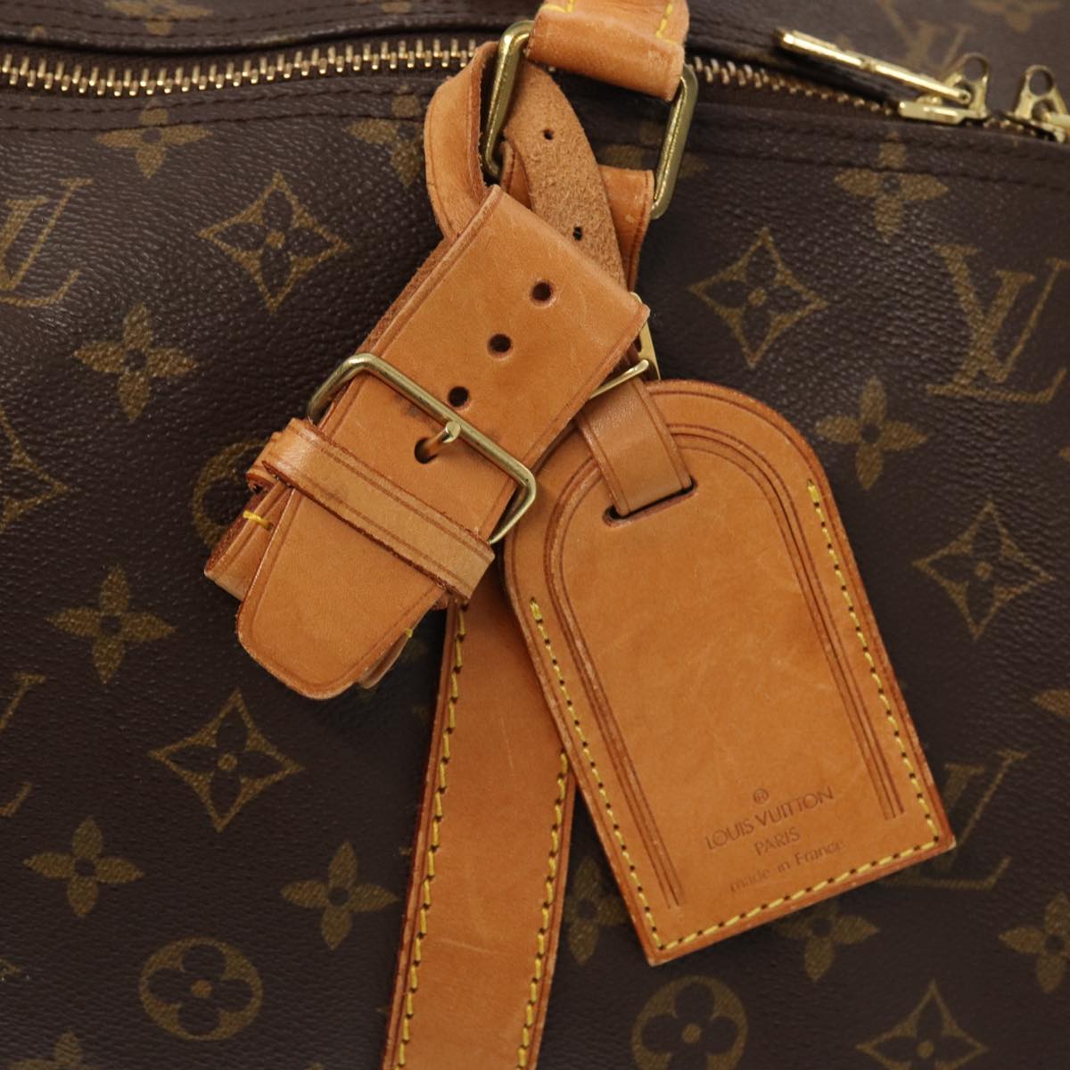 LOUIS VUITTON Monogram Keepall 60 Boston Bag M41422 LV yk13750