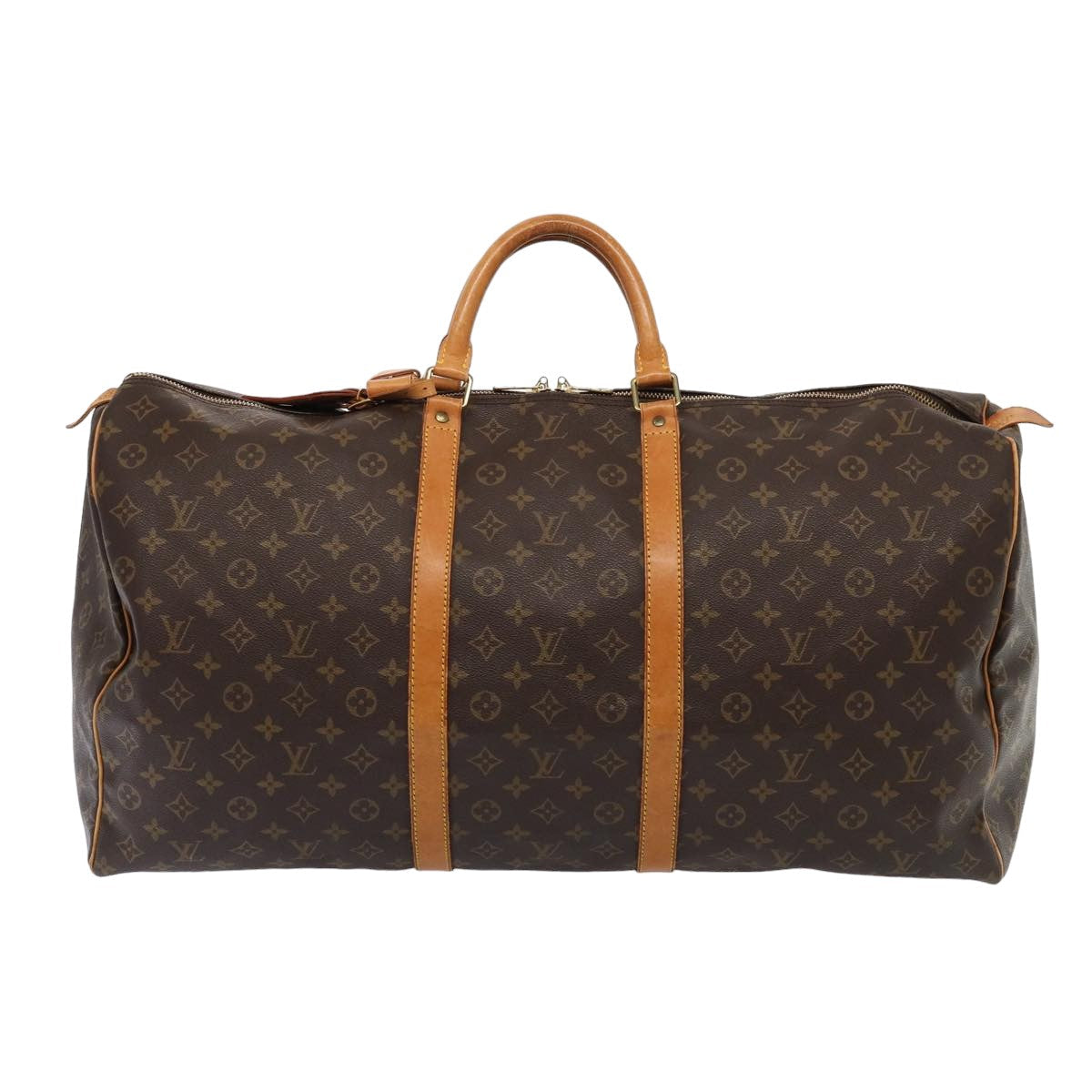 LOUIS VUITTON Monogram Keepall 60 Boston Bag M41422 LV yk13750