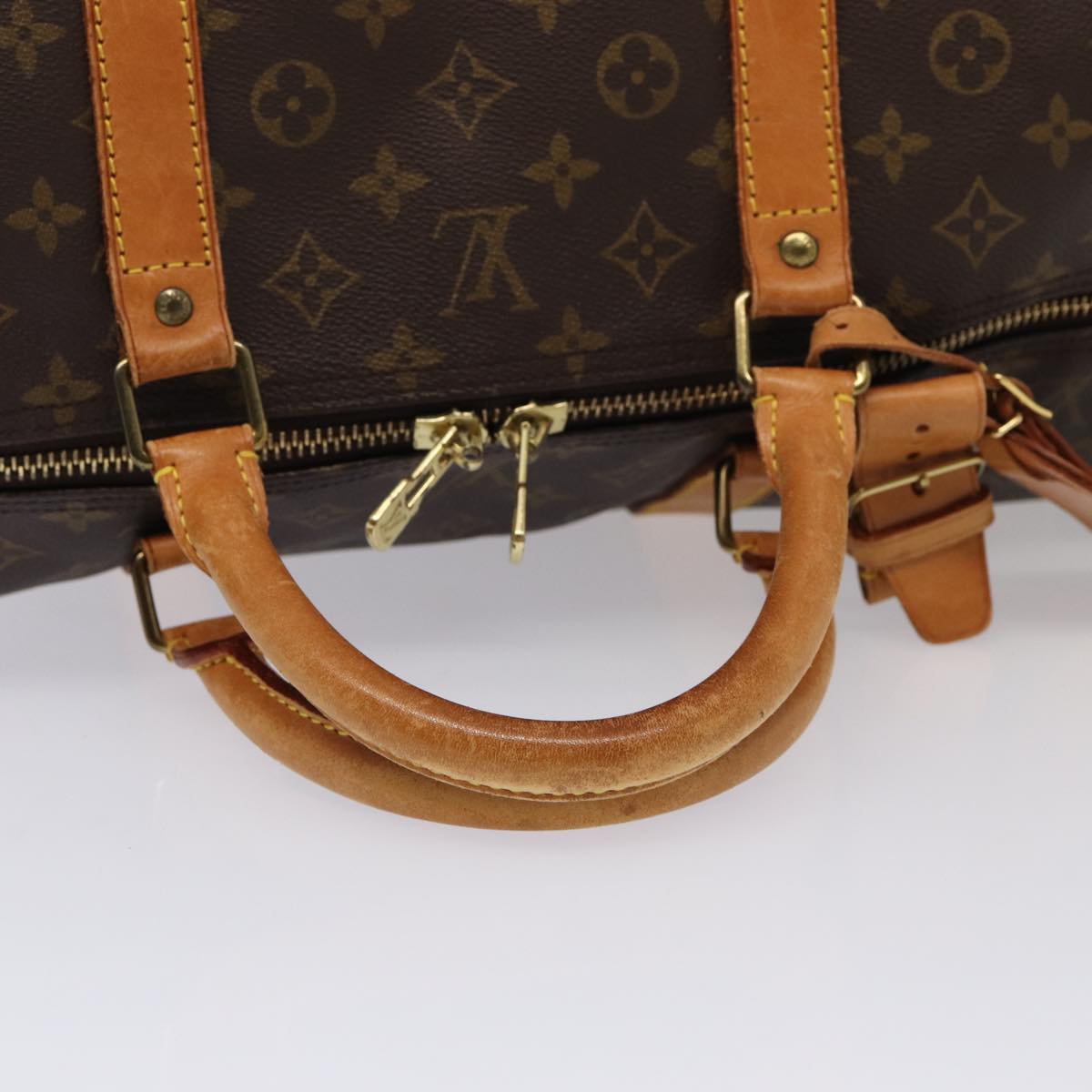 LOUIS VUITTON Monogram Keepall 60 Boston Bag M41422 LV yk13750