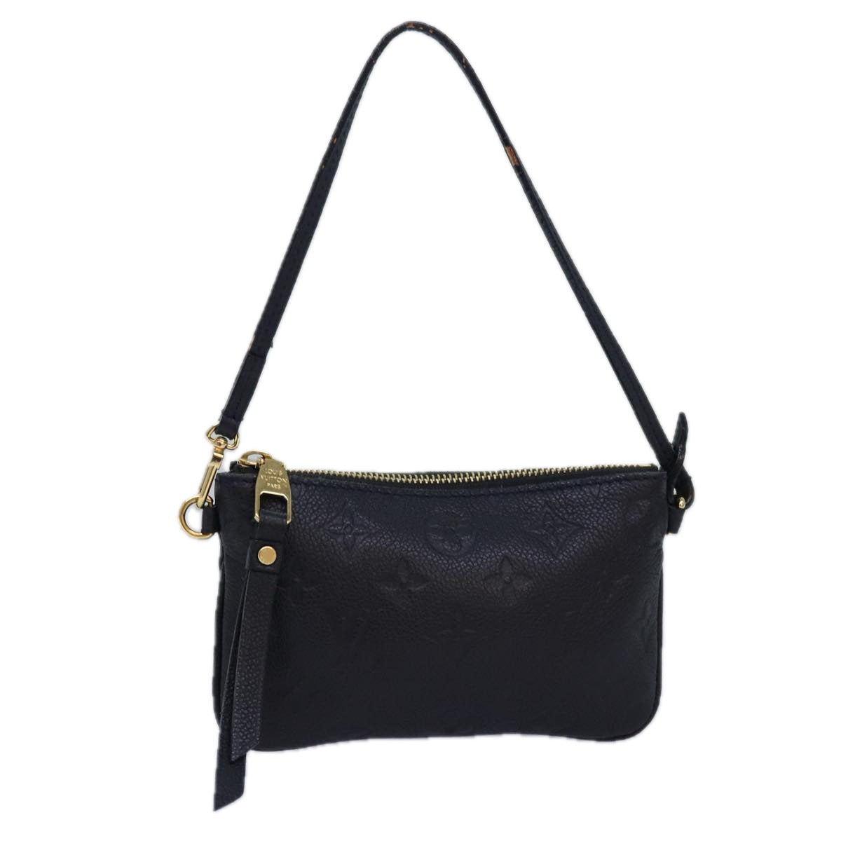 LOUIS VUITTON Monogram Empreinte Citadine PM Accessory Pouch Black yk13780