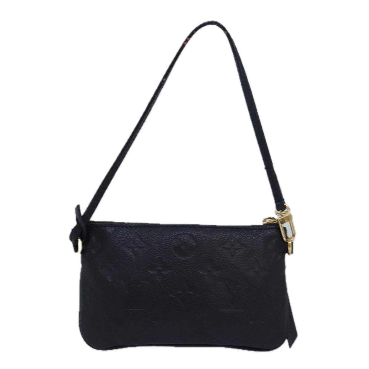 LOUIS VUITTON Monogram Empreinte Citadine PM Accessory Pouch Black yk13780