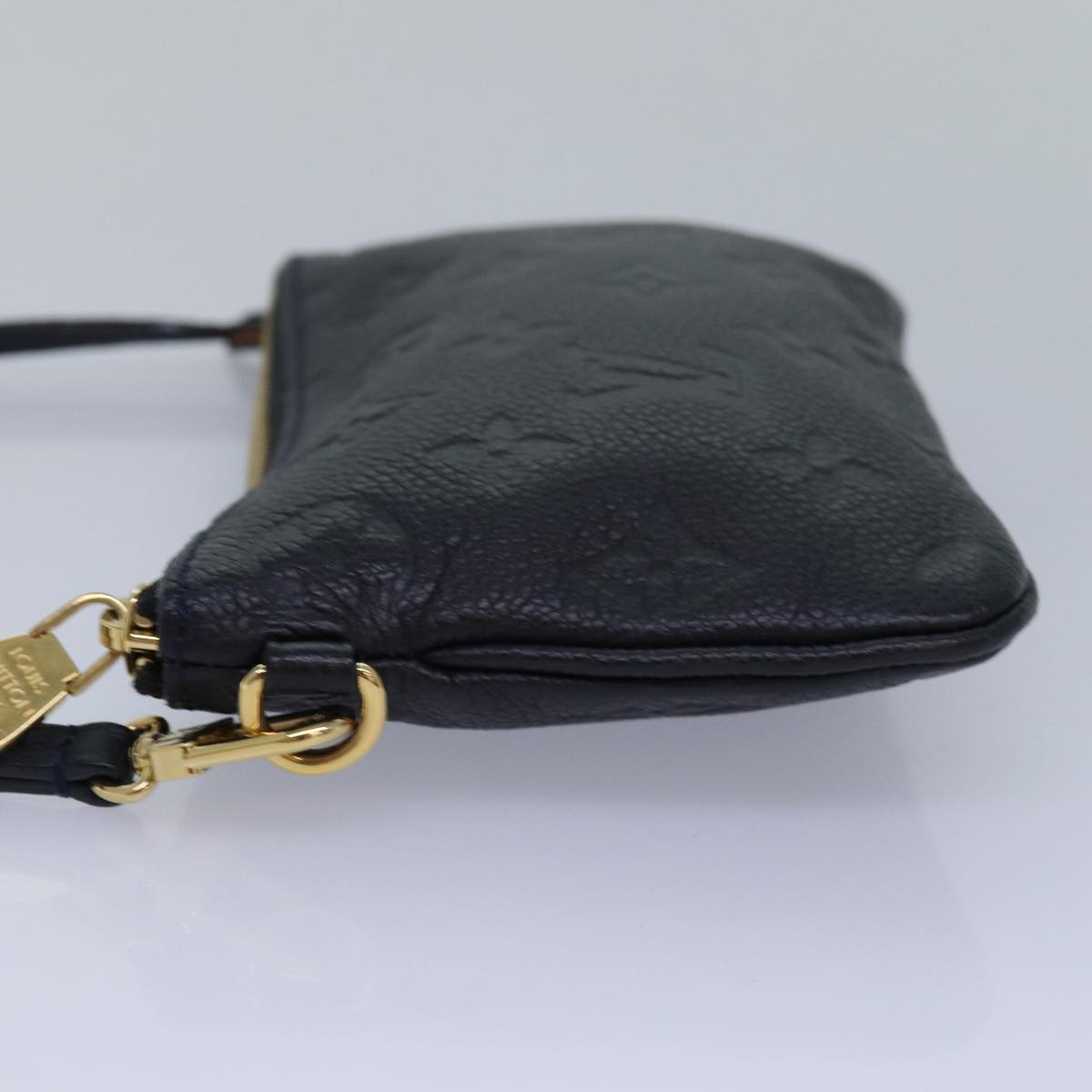 LOUIS VUITTON Monogram Empreinte Citadine PM Accessory Pouch Black yk13780