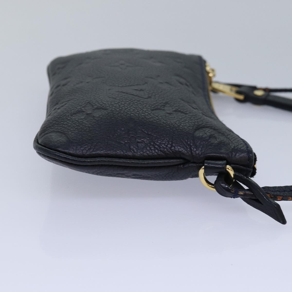 LOUIS VUITTON Monogram Empreinte Citadine PM Accessory Pouch Black yk13780