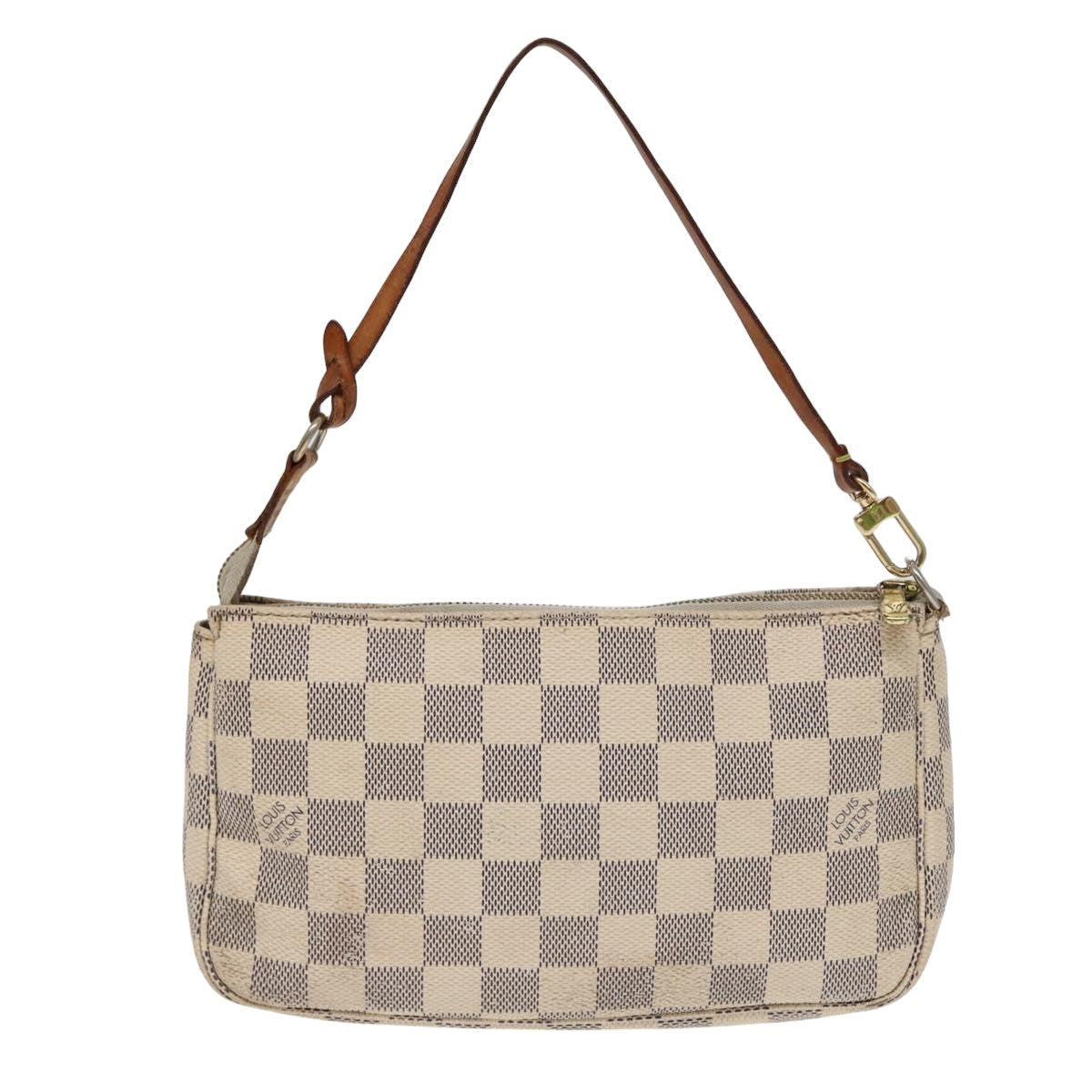 LOUIS VUITTON Damier Azur Pochette Accessoires Pouch N51986 LV yk13802