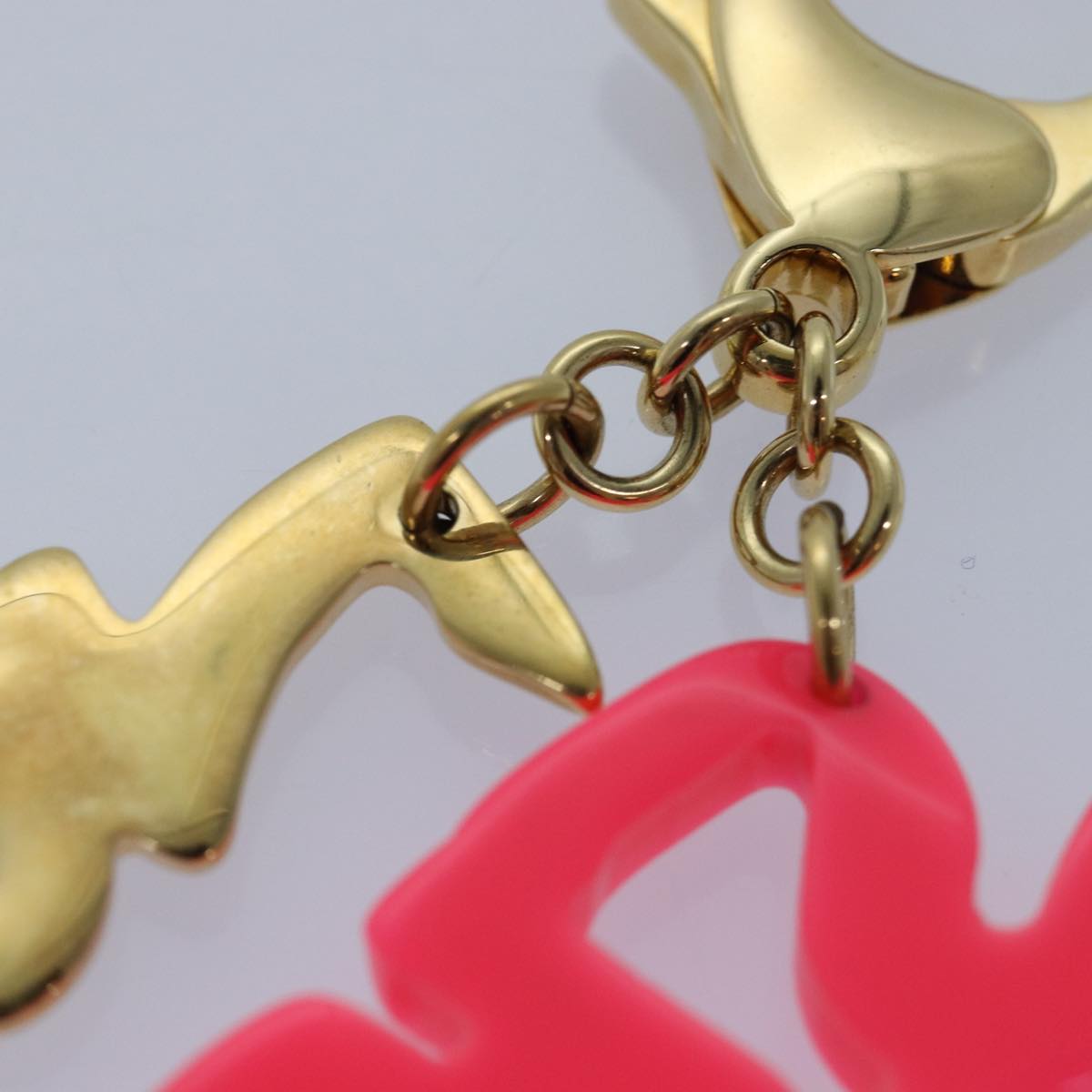 LOUIS VUITTON Bijoux Sac Graffiti Strap Fuchsia M65767 LV yk13823
