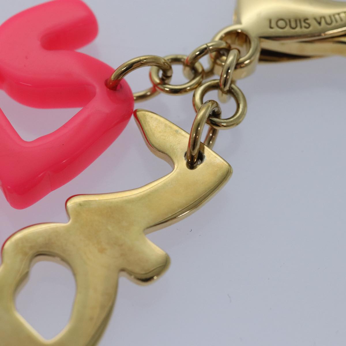 LOUIS VUITTON Bijoux Sac Graffiti Strap Fuchsia M65767 LV yk13823