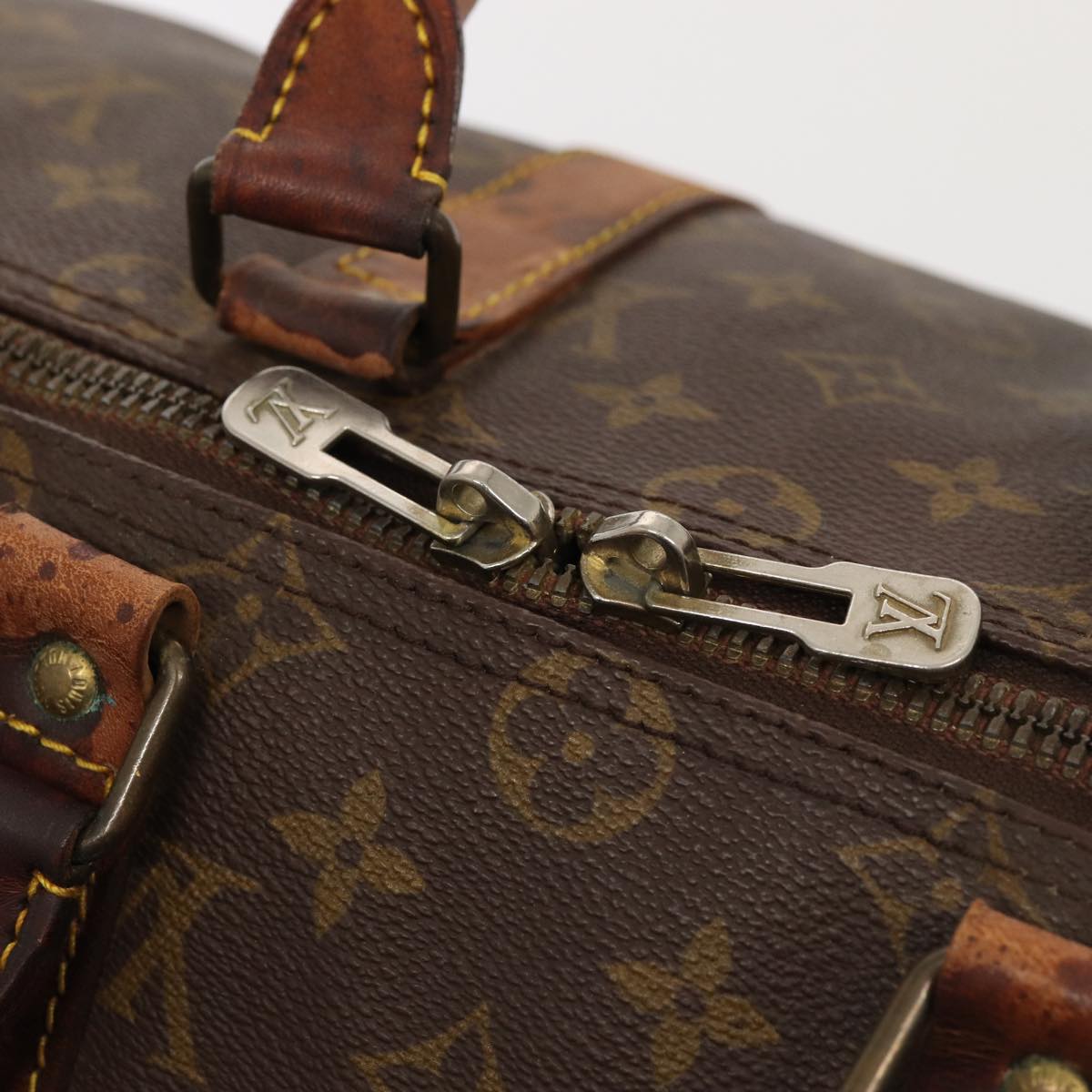 LOUIS VUITTON Monogram Keepall 50 Boston Bag M41426 LV yk13825