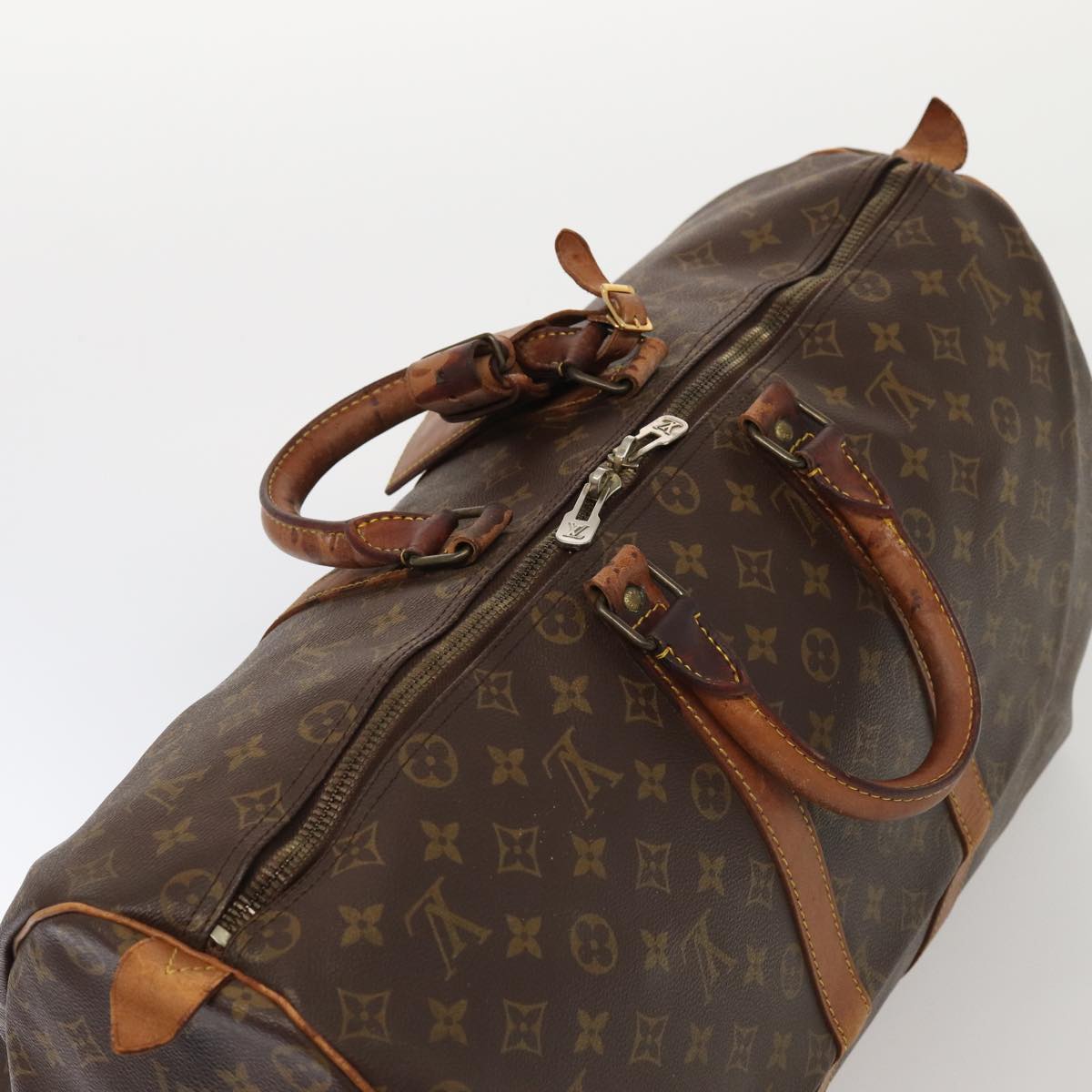 LOUIS VUITTON Monogram Keepall 50 Boston Bag M41426 LV yk13825