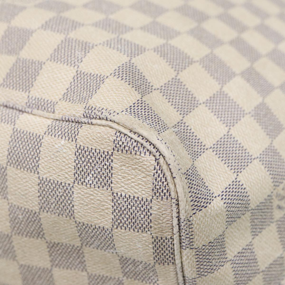 LOUIS VUITTON Damier Azur Neverfull GM Tote Bag N41360 LV yk13830