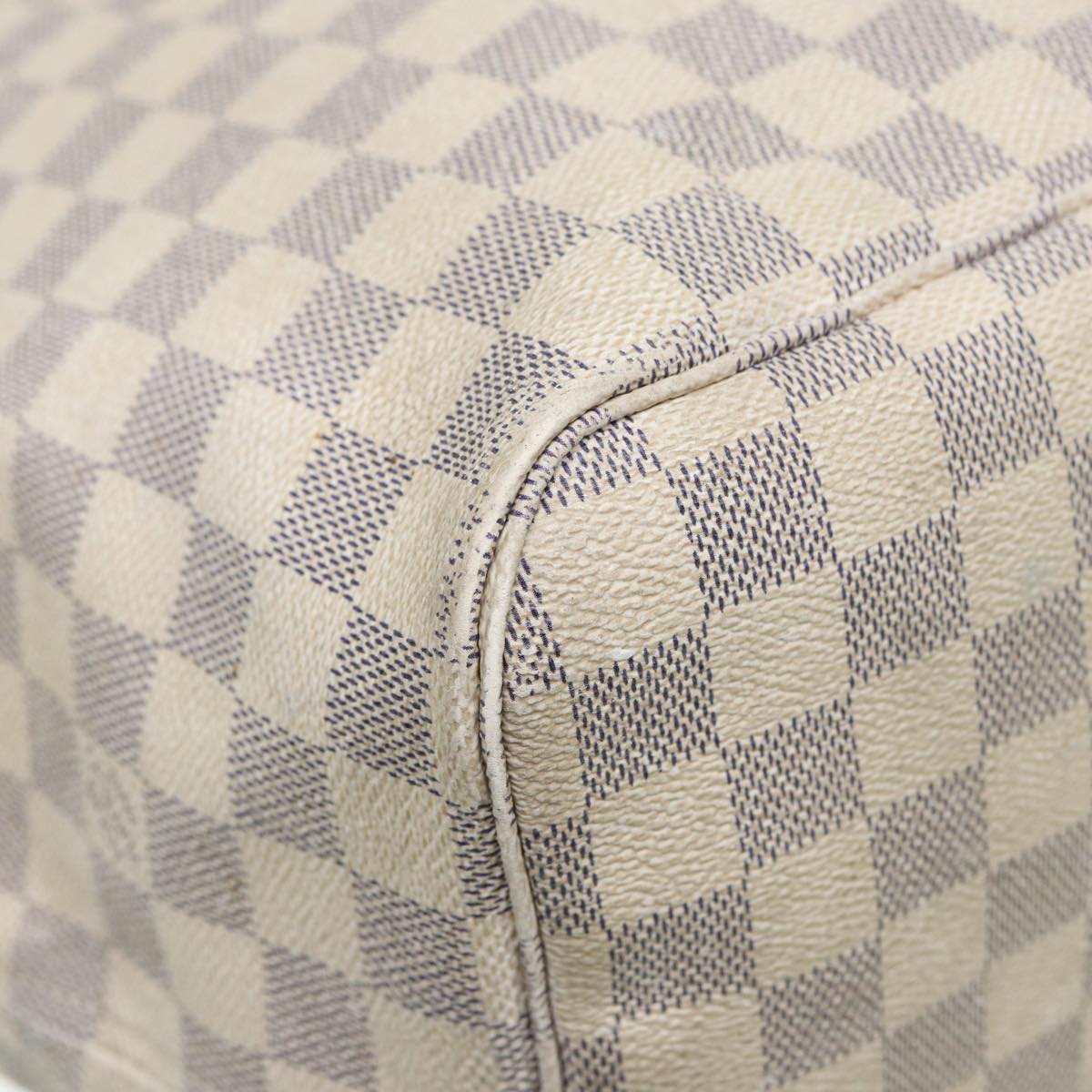 LOUIS VUITTON Damier Azur Neverfull GM Tote Bag N41360 LV yk13830
