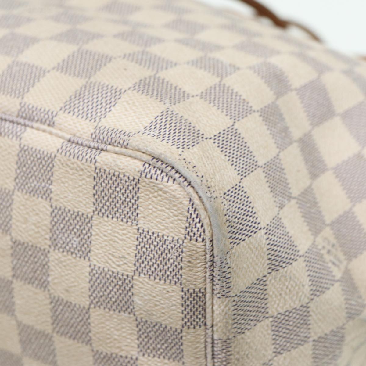 LOUIS VUITTON Damier Azur Neverfull GM Tote Bag N41360 LV yk13830