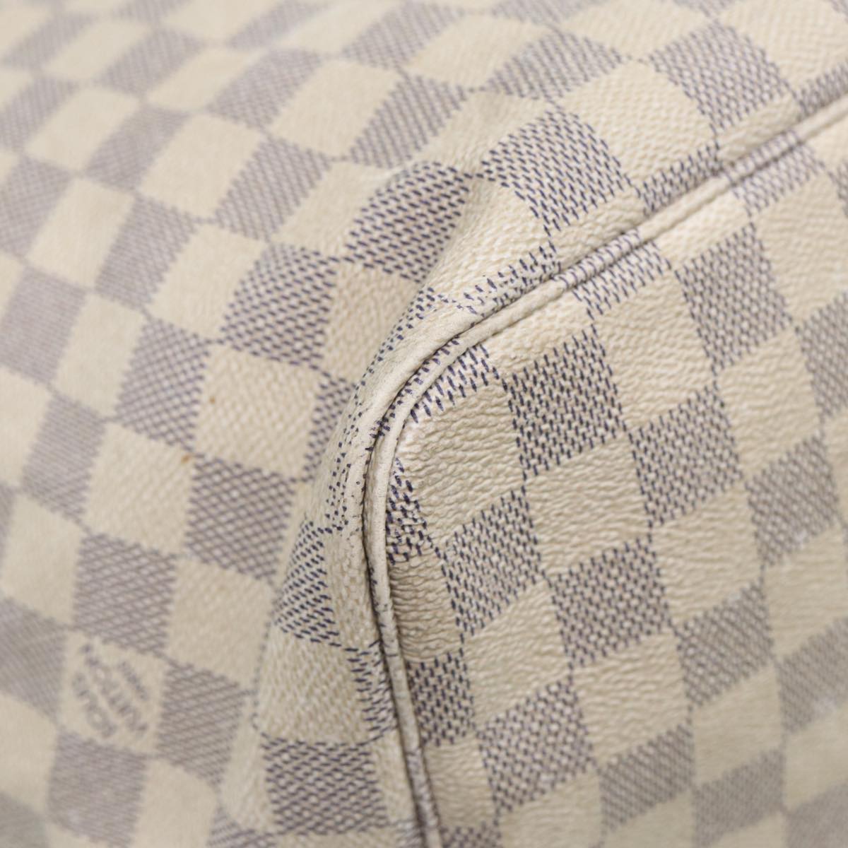 LOUIS VUITTON Damier Azur Neverfull GM Tote Bag N41360 LV yk13830