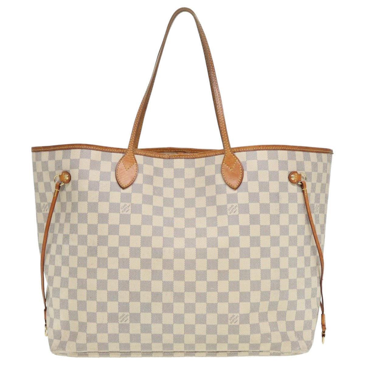 LOUIS VUITTON Damier Azur Neverfull GM Tote Bag N41360 LV yk13830