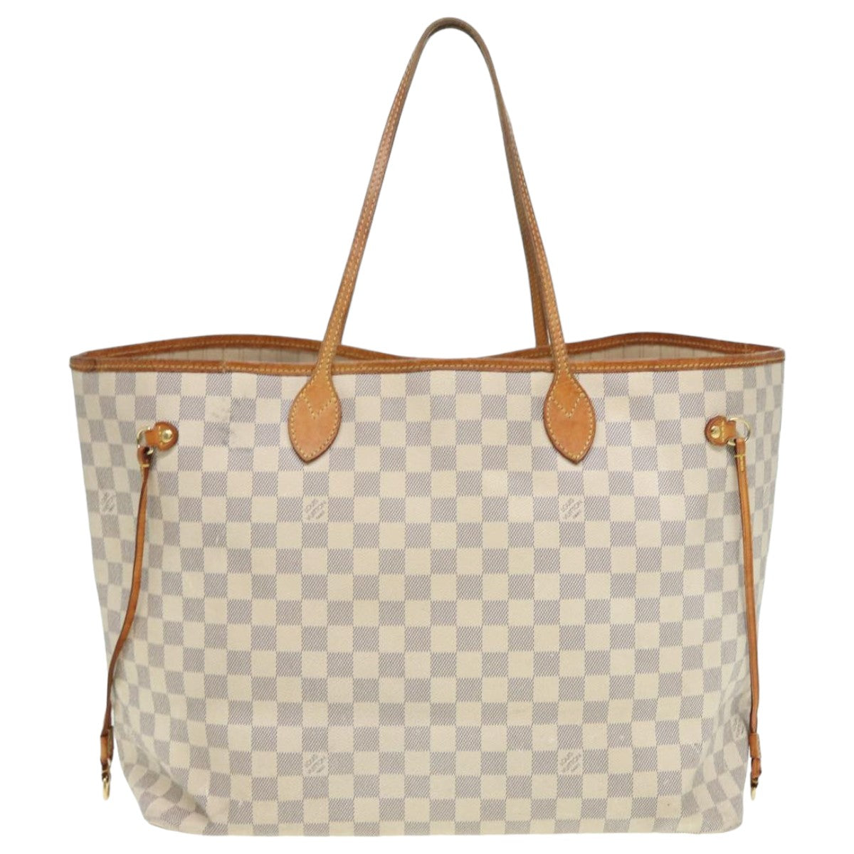 LOUIS VUITTON Damier Azur Neverfull GM Tote Bag N41360 LV yk13830