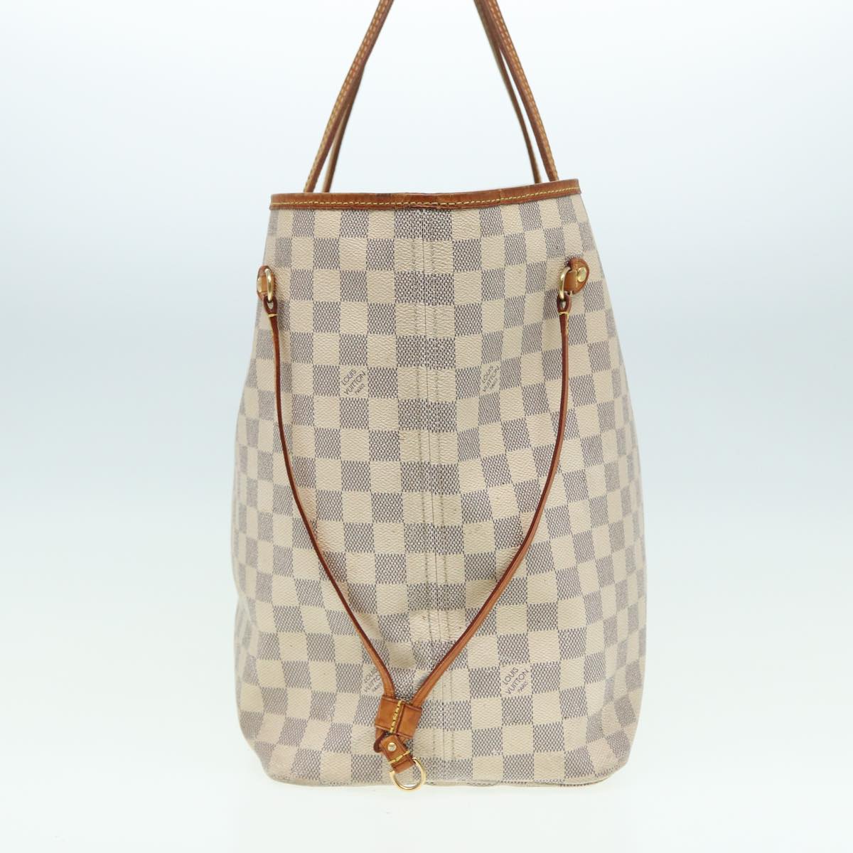 LOUIS VUITTON Damier Azur Neverfull GM Tote Bag N41360 LV yk13830