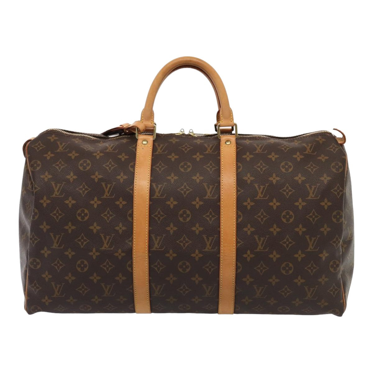 LOUIS VUITTON Monogram Keepall 50 Boston Bag M41426 LV yk13832