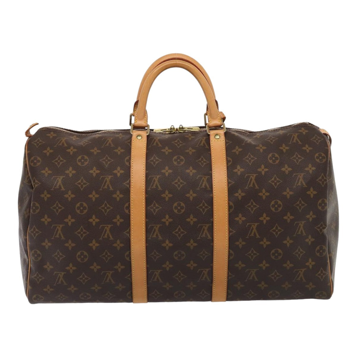LOUIS VUITTON Monogram Keepall 50 Boston Bag M41426 LV yk13832