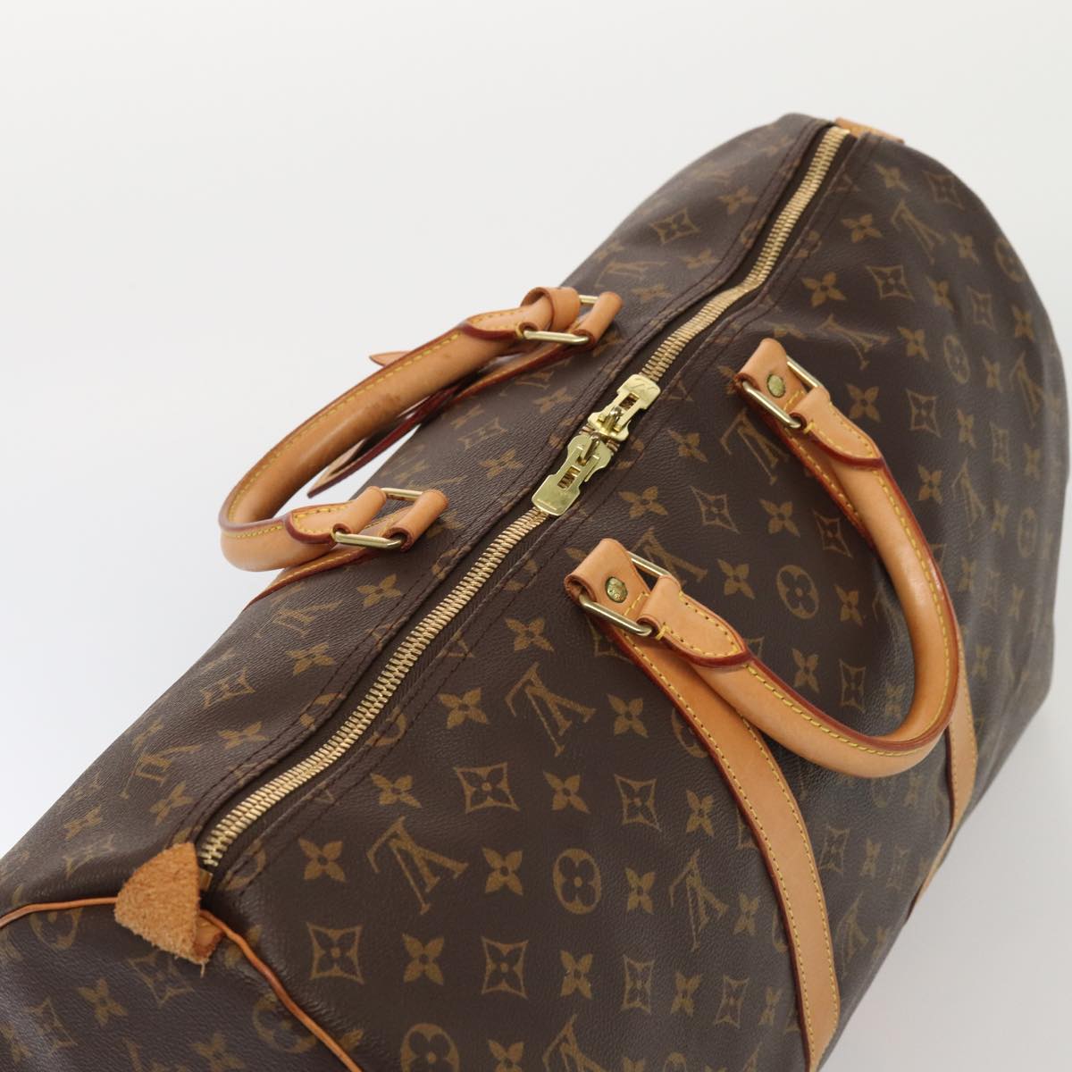LOUIS VUITTON Monogram Keepall 50 Boston Bag M41426 LV yk13832