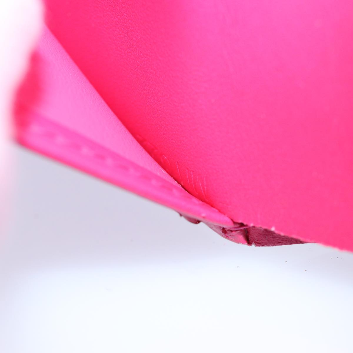 LOUIS VUITTON Vernis Portefeuille Viennois Wallet Pink M91254 LV yk13833