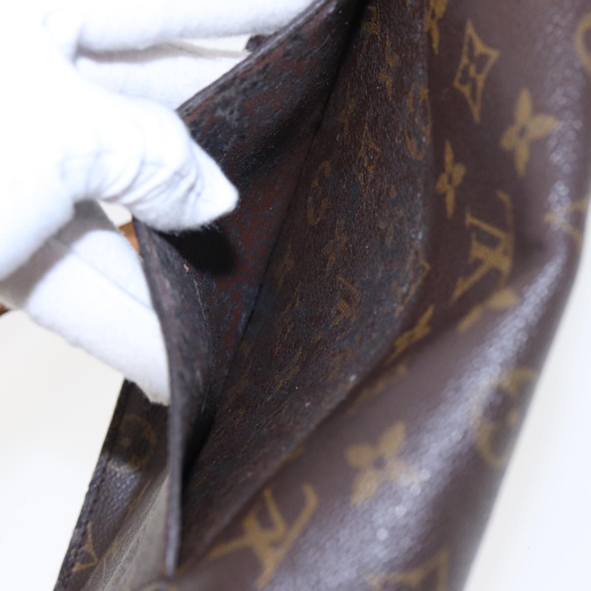 LOUIS VUITTON Monogram Saint Cloud GM Shoulder Bag M51242 LV yk13835
