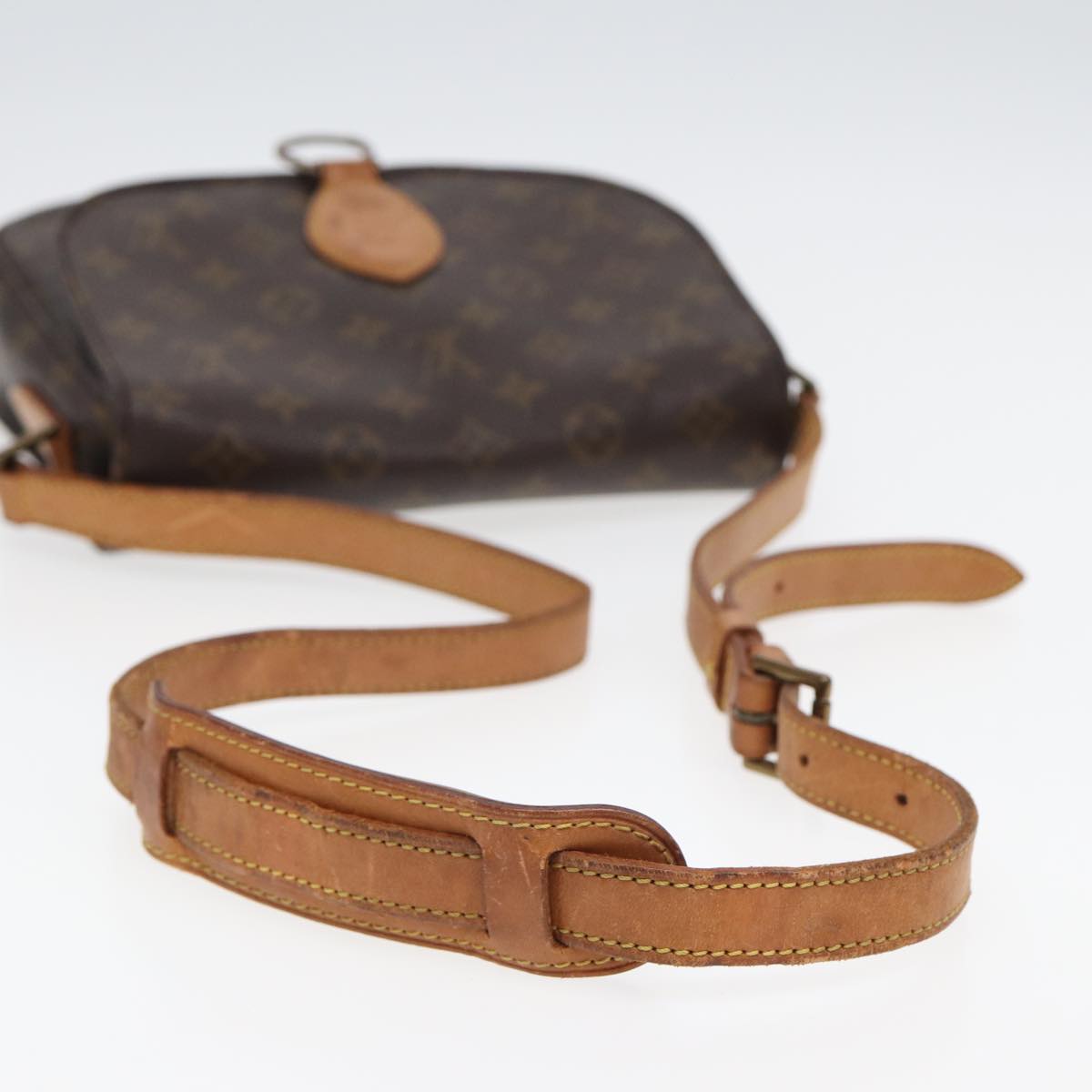 LOUIS VUITTON Monogram Saint Cloud GM Shoulder Bag M51242 LV yk13835