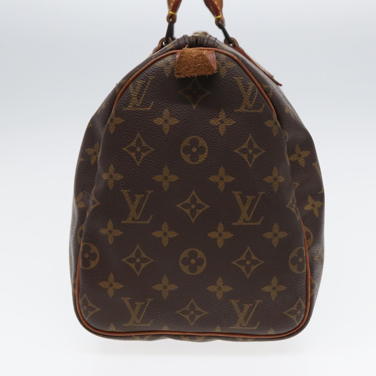 LOUIS VUITTON Monogram Speedy 30 Hand Bag M41526 LV yk13839