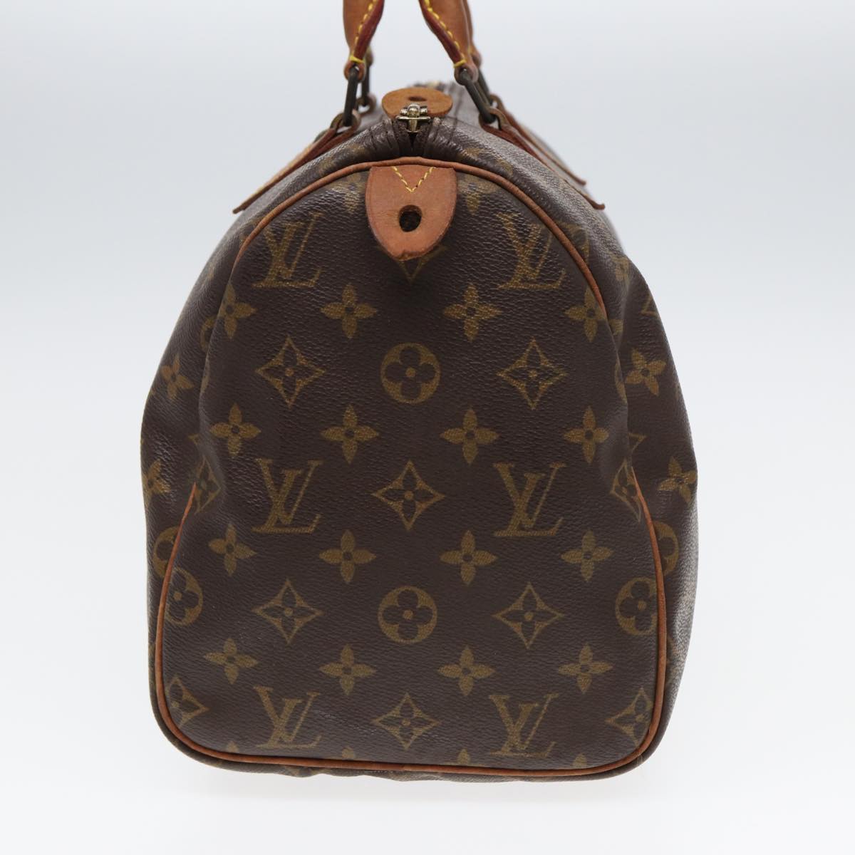 LOUIS VUITTON Monogram Speedy 30 Hand Bag M41526 LV yk13839