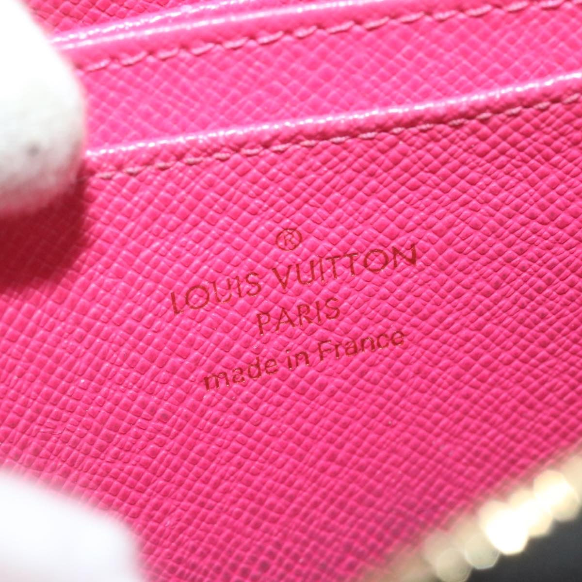 LOUIS VUITTON Monogram Multicolor Zippy Coin Purse Black M93740 LV yk1384