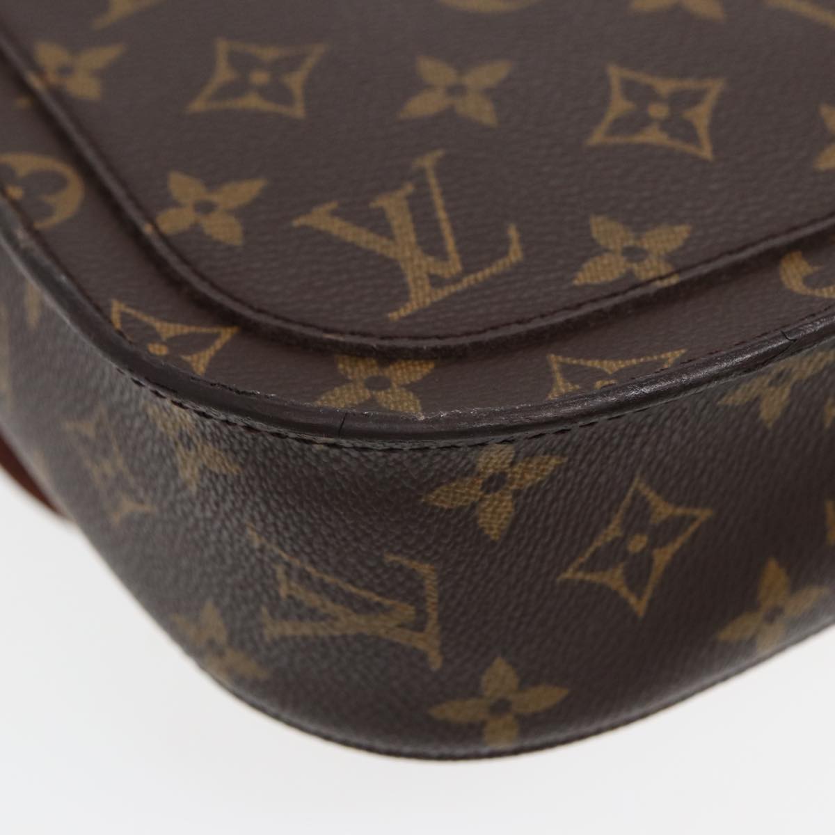 LOUIS VUITTON Monogram Saint Cloud GM Shoulder Bag M51242 LV yk13842