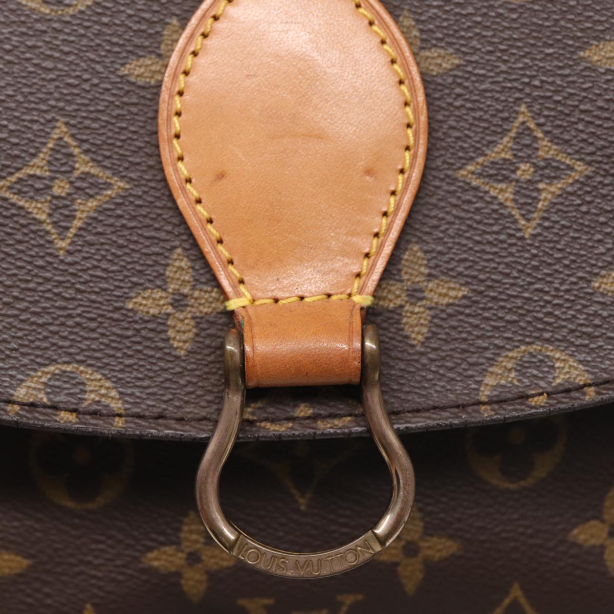 LOUIS VUITTON Monogram Saint Cloud GM Shoulder Bag M51242 LV yk13842