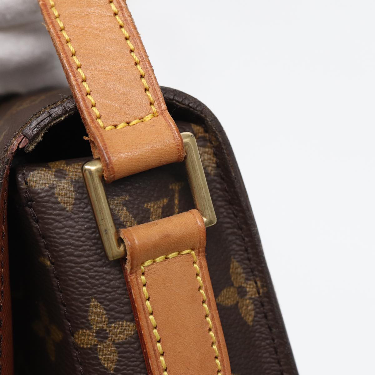 LOUIS VUITTON Monogram Saint Cloud GM Shoulder Bag M51242 LV yk13842