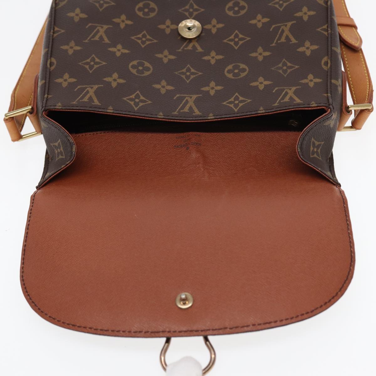 LOUIS VUITTON Monogram Saint Cloud GM Shoulder Bag M51242 LV yk13842