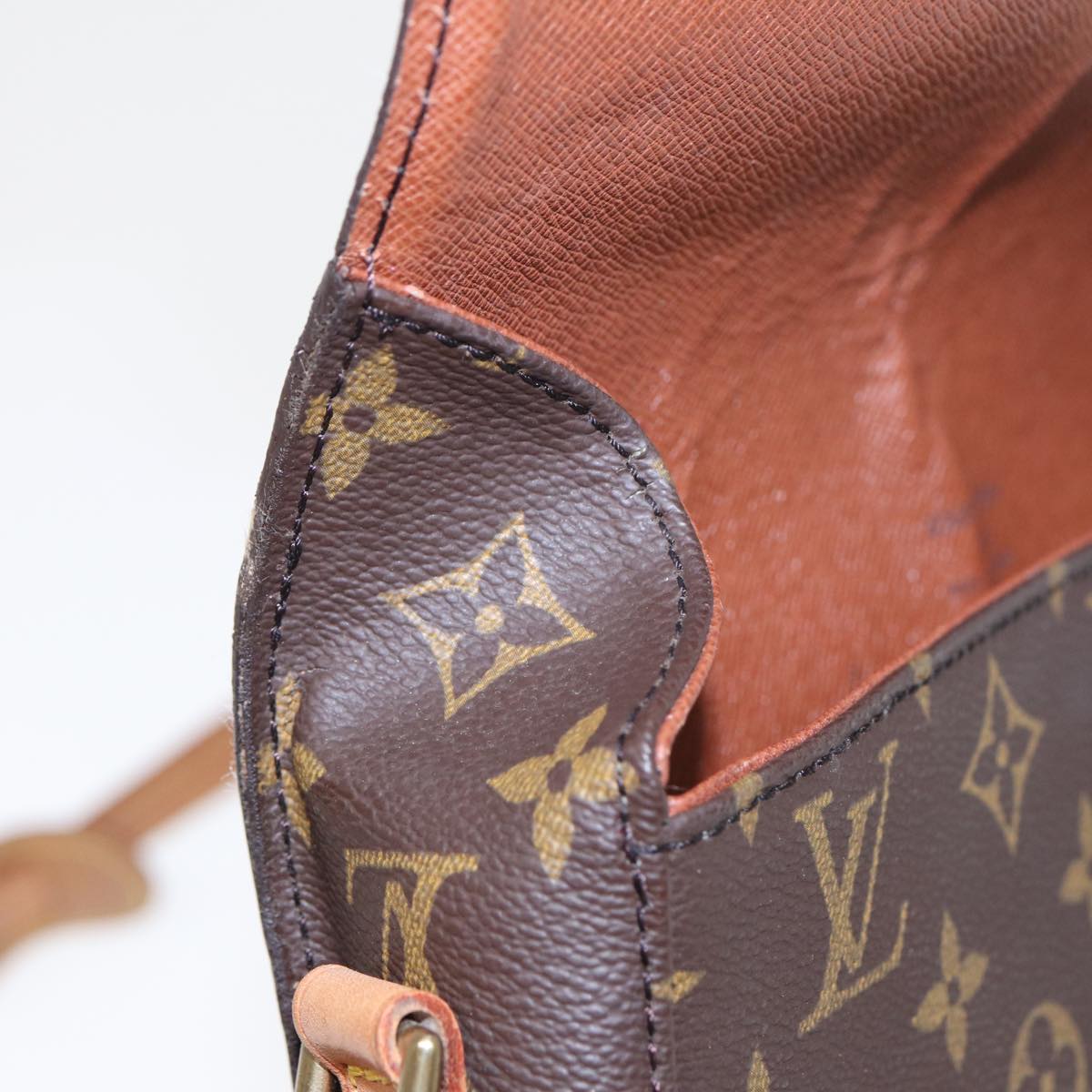 LOUIS VUITTON Monogram Saint Cloud GM Shoulder Bag M51242 LV yk13842