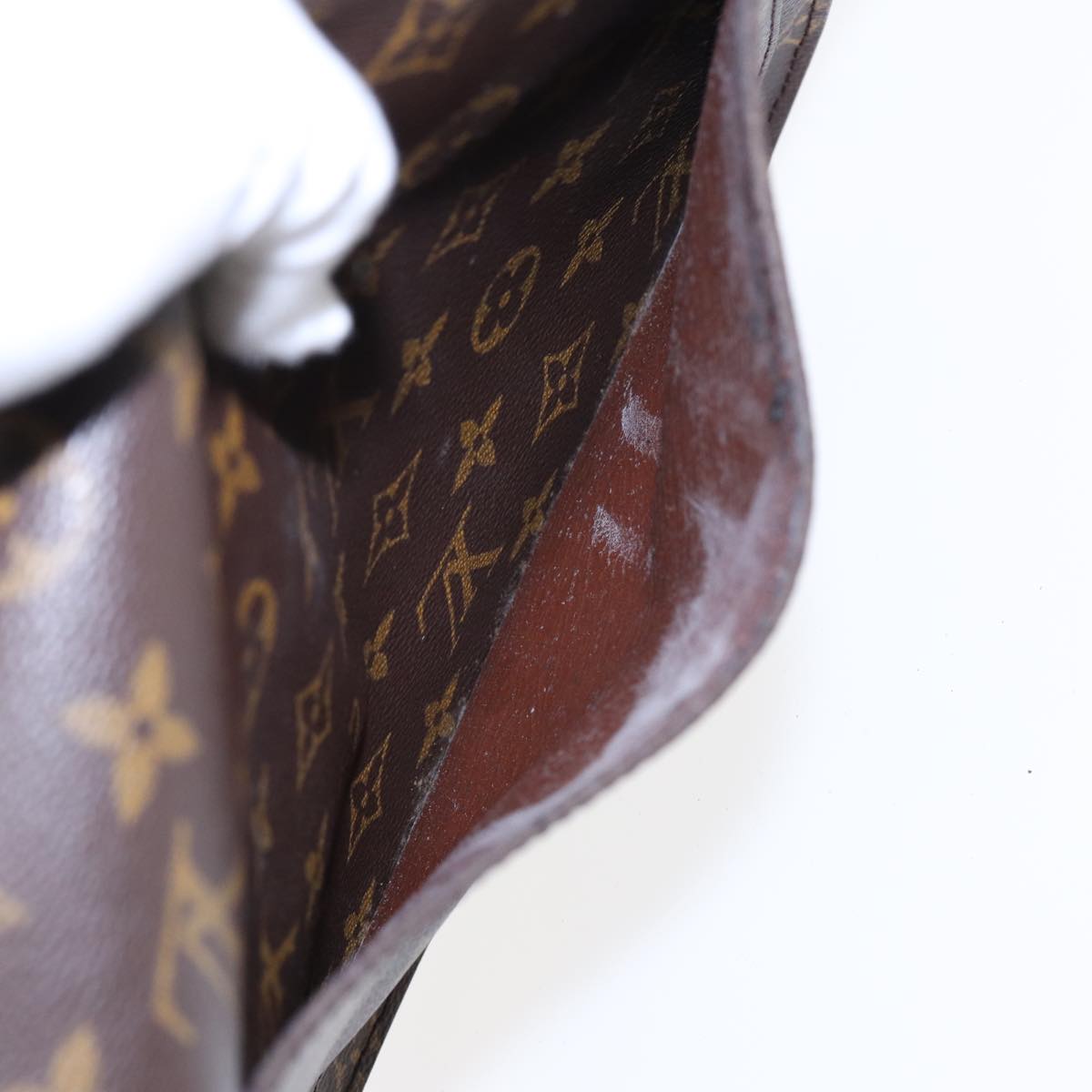 LOUIS VUITTON Monogram Saint Cloud GM Shoulder Bag M51242 LV yk13842