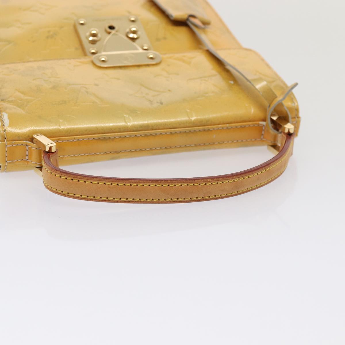 LOUIS VUITTON Monogram Vernis Spring street Hand Bag Gris M91029 LV yk13844